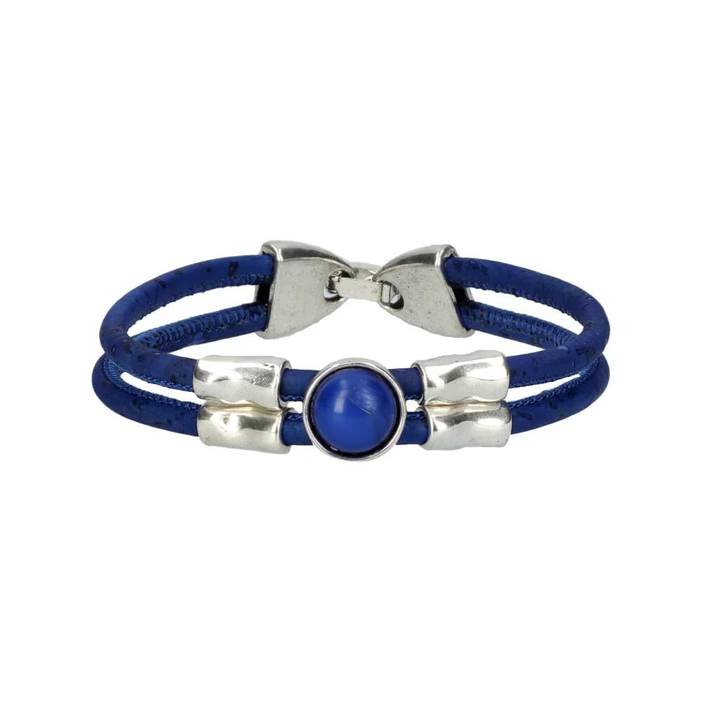 Cork bracelet OG21390 - BLUE - ModaServerPro